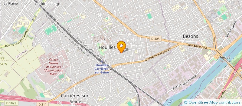 localisation de l'entreprise COPR 18 AV DU MARECHAL JOFFRE 78800 HOUILLES  HOUILLES