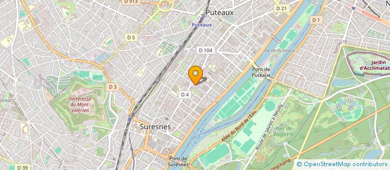 localisation de l'entreprise COPR 18 AV G POMPIDOU  ALLEE SEINE 3  PUTEAUX