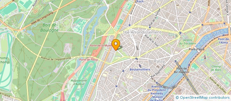 localisation de l'entreprise COPR 18 AVENUE RAPHAEL 75016 PARIS  PARIS