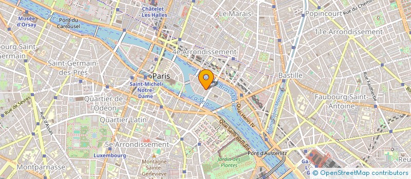 localisation de l'entreprise COPR 18 RUE BUDE 75004 PARIS  PARIS