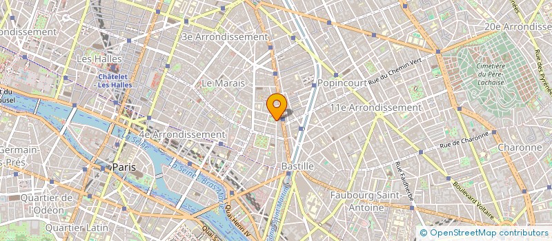 localisation de l'entreprise COPR 18 RUE DES TOURNELLES 75003 PARIS  PARIS