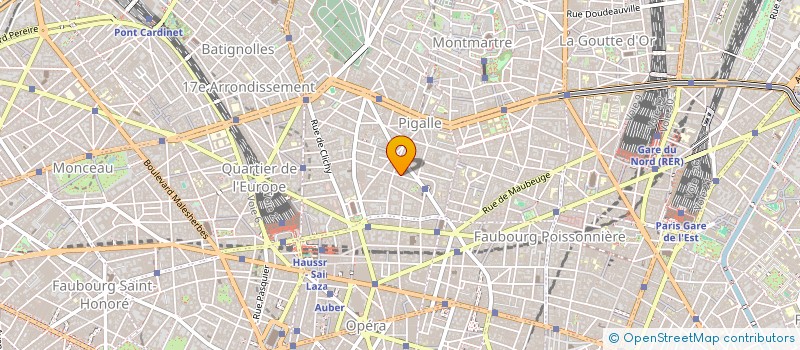 localisation de l'entreprise COPR 18 RUE LA BRUYERE 75009 PARIS  PARIS