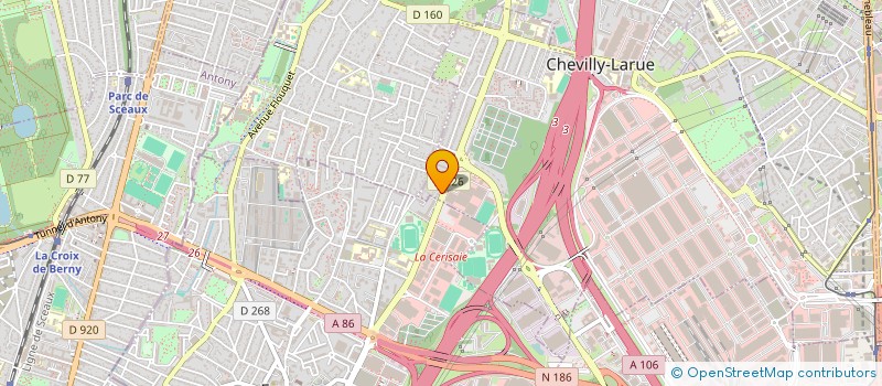 localisation de l'entreprise COPR 182 184 JEAN MERMOZ  CHEVILLY-LARUE