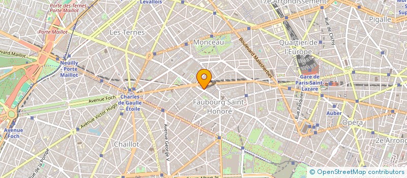 localisation de l'entreprise COPR 182 FAUBOURG ST HONORE 75008 PARIS  PARIS