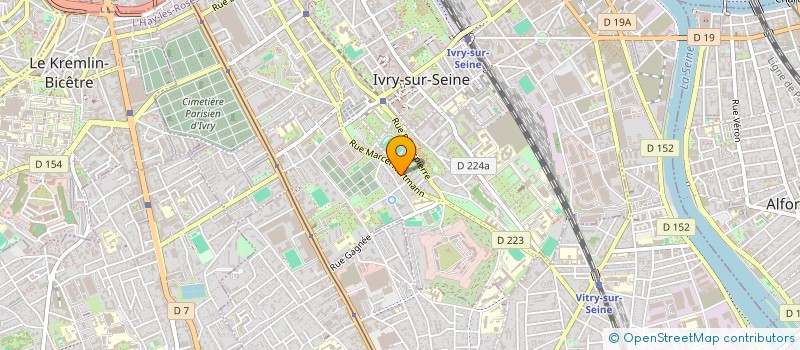 localisation de l'entreprise COPR 182 RUE MARCEL HARTMANN 94200 IVRY SUR SEINE à IVRY-SUR-SEINE