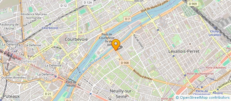 localisation de l'entreprise COPR 187/191 BD BINEAU 92200 NEUILLY SUR SEINE à NEUILLY-SUR-SEINE