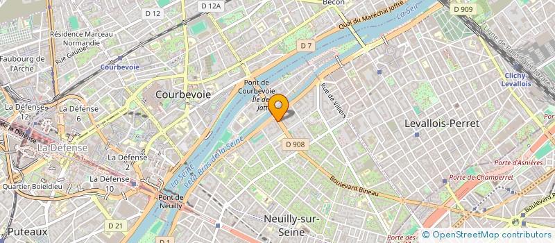 localisation de l'entreprise COPR 187 BD BINEAU 92200 NEUILLY-SUR-SEINE à NEUILLY-SUR-SEINE