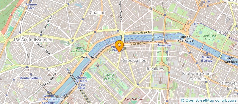 localisation de l'entreprise COPR 189 RUE DE L UNIVERSITE 75007 PARIS  PARIS