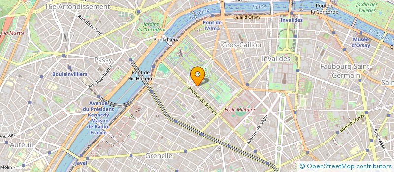 localisation de l'entreprise COPR 19 AV CHARLES FLOQUET  PARIS