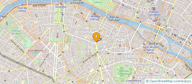 localisation de l'entreprise COPR 19 BD RASPAIL 75007 PARIS  PARIS