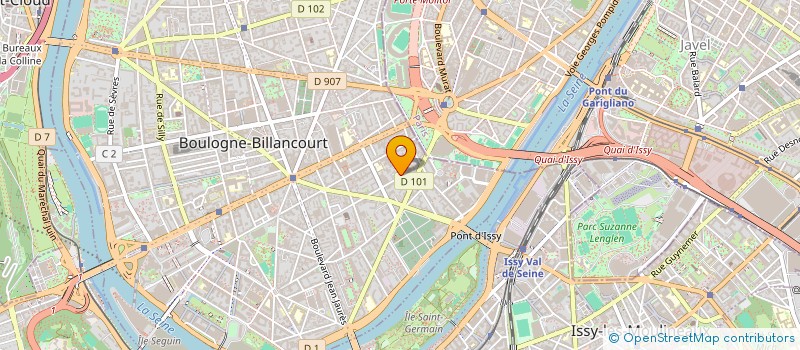 localisation de l'entreprise COPR 19 BIS RUE DE VANVES à BOULOGNE-BILLANCOURT