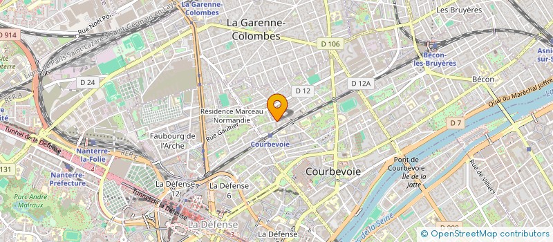 localisation de l'entreprise COPR 19 RUE BARBES 92 COUBEVOIE à COURBEVOIE