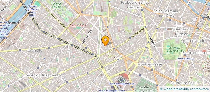 localisation de l'entreprise COPR 19 RUE DU GL BERTRAND 75007 PARIS  PARIS