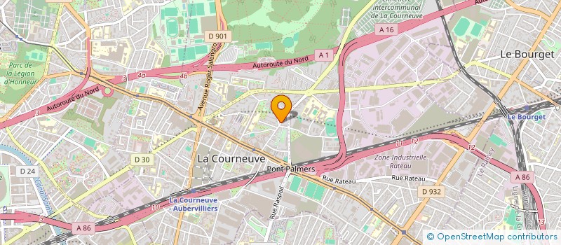 localisation de l'entreprise COPR 19 RUE EDGAR QUINET 93120 LA COURNEUVE à LA COURNEUVE