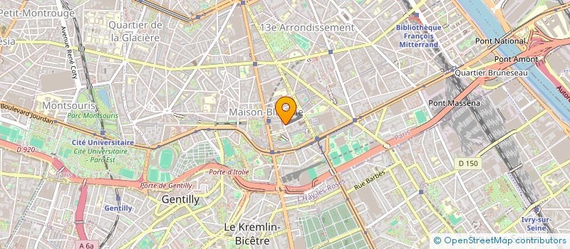 localisation de l'entreprise COPR 19 RUE GANDON 75013 PARIS  PARIS