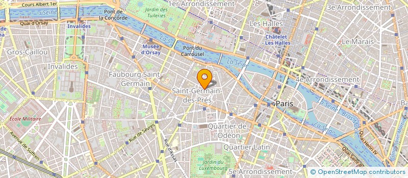 localisation de l'entreprise COPR 19 RUE JACOB 75006 PARIS  PARIS