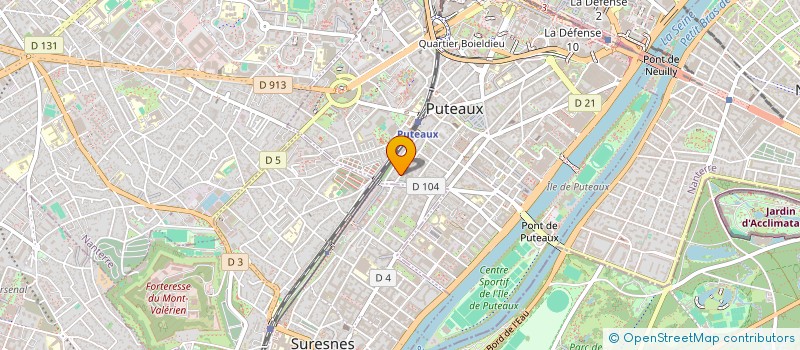 localisation de l'entreprise COPR 19 RUE VICTOR HUGO  PUTEAUX