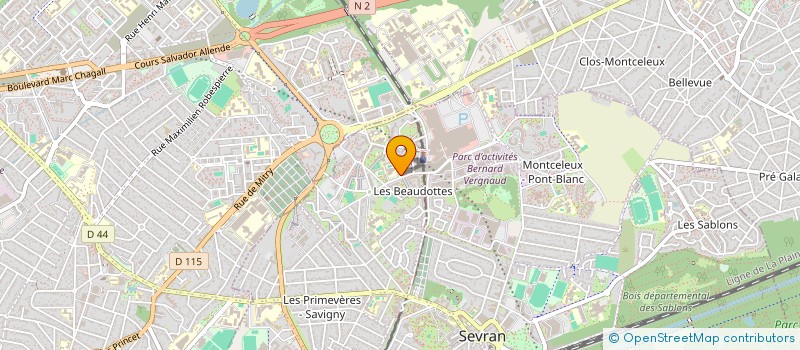 localisation de l'entreprise COPR 2-14 ALLEE CHRISTOPHE COLOMB 93 SEVRAN à SEVRAN