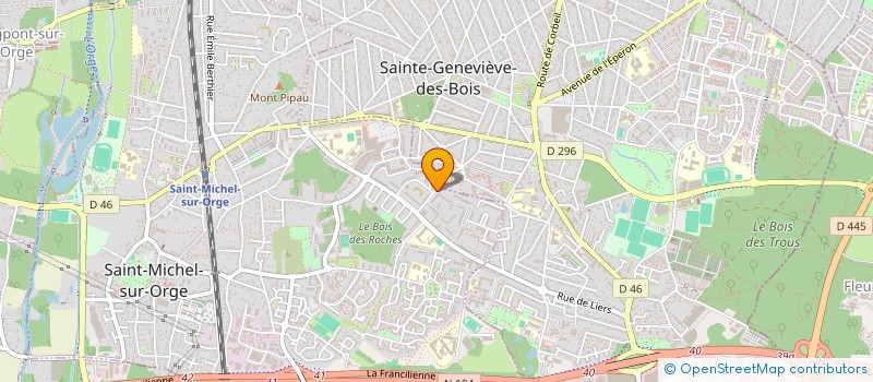 localisation de l'entreprise COPR 2 4 6 8 10 RUE RAMEAU 91 à SAINT-MICHEL-SUR-ORGE
