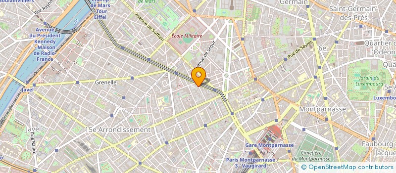 localisation de l'entreprise COPR 2/4 RUE JEAN DAUDIN 75015 PARIS  PARIS