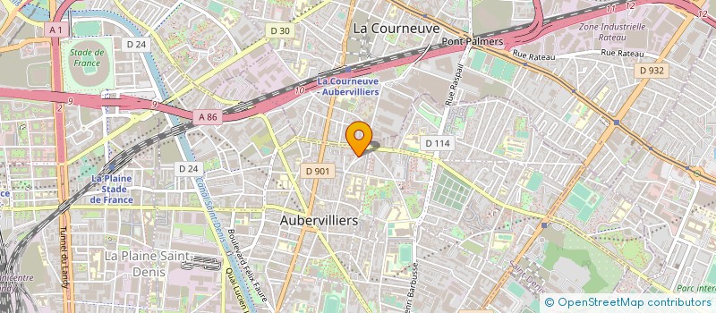 localisation de l'entreprise COPR 2/6 RUE DES PONCEAUX 93300 AUBERVILLIERS  AUBERVILLIERS
