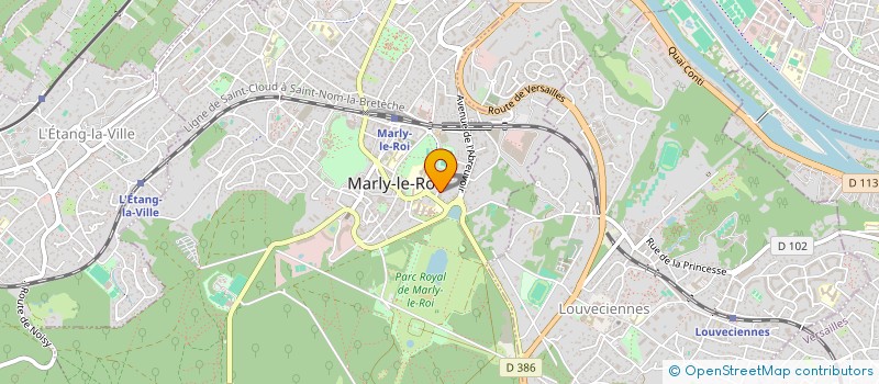 localisation de l'entreprise COPR 2 A 8 RUE DE VISEU 78 MARLY LE ROI  MARLY-LE-ROI