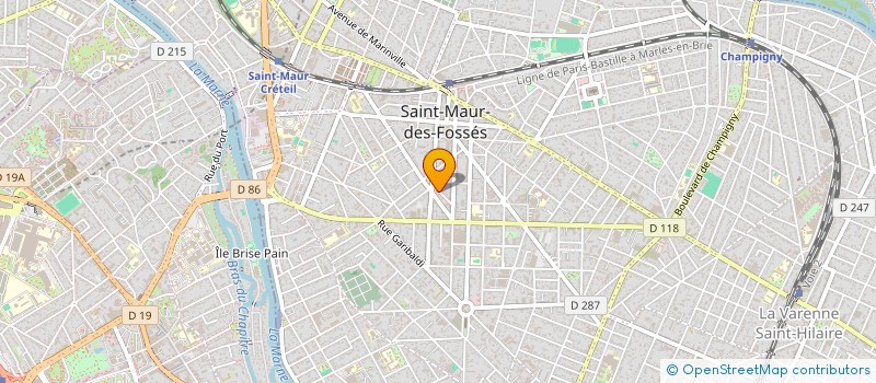 localisation de l'entreprise COPR 2 AV 4 SEPTEMBRE 71 AV BOIS GUIMIER à SAINT-MAUR-DES-FOSSES