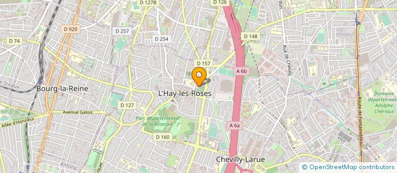 localisation de l'entreprise COPR 2 BIS AV DU GENERAL DE GAULLE 94 L HAY LES ROSES à L'HAY-LES-ROSES
