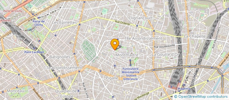 localisation de l'entreprise COPR 2 PL MARCEL AYME 75018 PARIS  PARIS