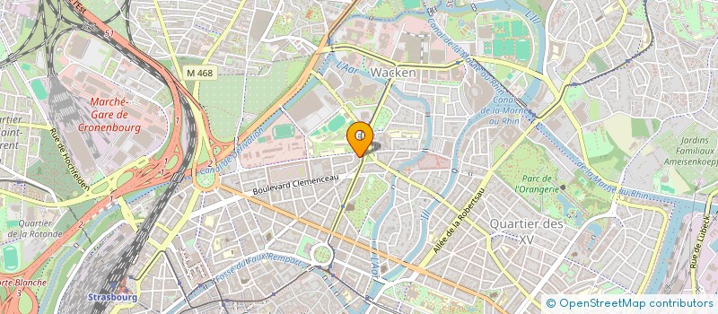 localisation de l'entreprise COPR 2 PLACE DE BORDEAUX, STRASBOURG  STRASBOURG