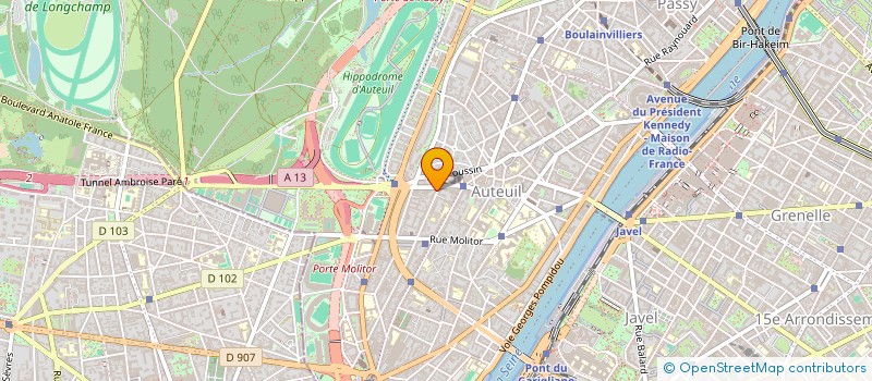 localisation de l'entreprise COPR 2 R ERLANGER 75016  PARIS