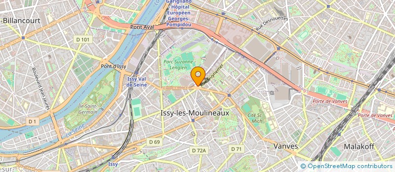 localisation de l'entreprise COPR 2 ROND POINT V HUGO 92130 ISSY LES MOULINEAUX à ISSY-LES-MOULINEAUX