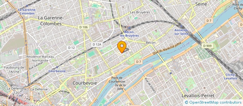 localisation de l'entreprise COPR 2 RUE ANTOLE FRANCE 92400 COURBEVOIE à COURBEVOIE