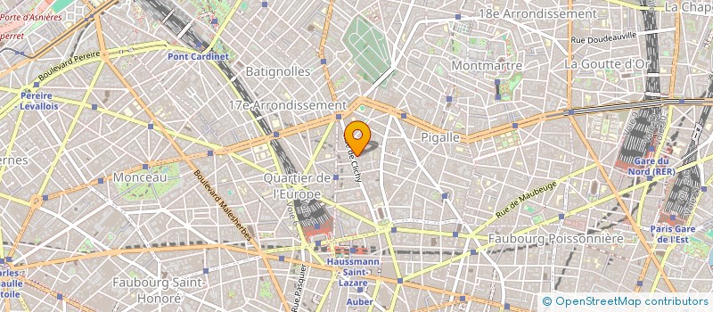 localisation de l'entreprise COPR 2 RUE CARDINAL MERCIER 75009 PARIS  PARIS