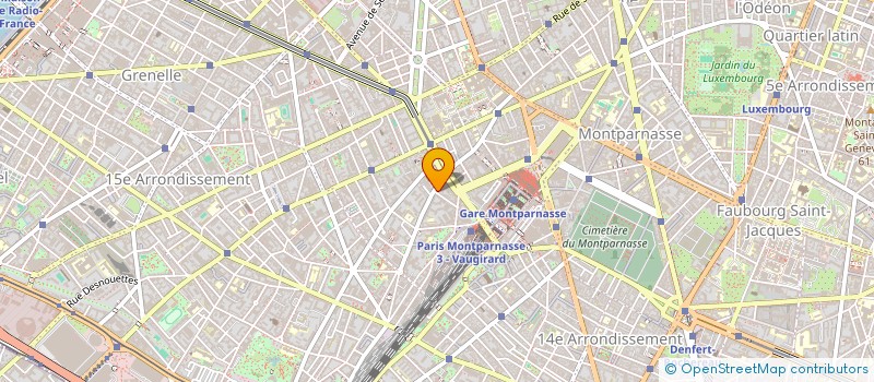 localisation de l'entreprise COPR  2 RUE D ARSONVAL 75015 PARIS  PARIS