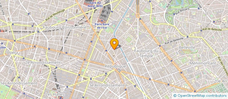 localisation de l'entreprise COPR 2 RUE DE MARSEILLE 75010 PARIS  PARIS