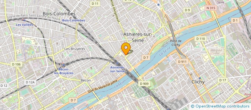 localisation de l'entreprise COPR 2 RUE DE VERDUN 92600 ASNIERES SUR SEINE  ASNIERES-SUR-SEINE