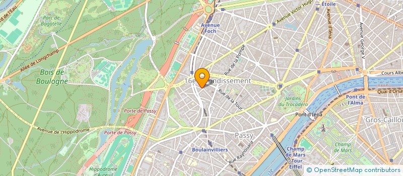 localisation de l'entreprise COPR 2 RUE GUY DE MAUPASSANT 75016 PARIS  PARIS