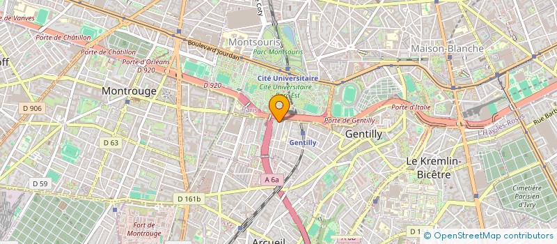 localisation de l'entreprise COPR 2 RUE PIERRE MARCEL 94250 GENTILLY à GENTILLY