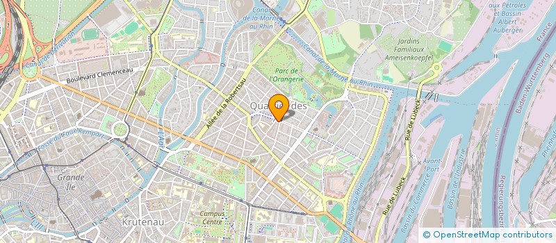 localisation de l'entreprise COPR 2 RUE RICHARD WAGNER  STRASBOURG