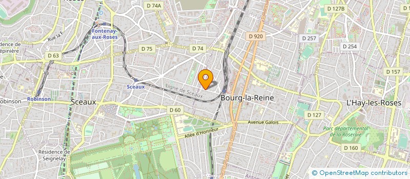 localisation de l'entreprise COPR 20 RUE ARNOUX 92340 BOURG LA REINE à BOURG-LA-REINE