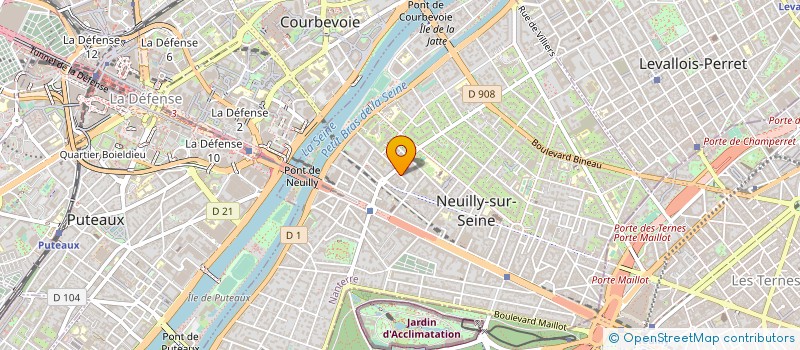 localisation de l'entreprise COPR 20 RUE CHARTRAN 92200 NEUILLY SUR SEINE à NEUILLY-SUR-SEINE