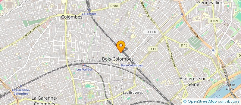 localisation de l'entreprise COPR 20 RUE DU GENERAL LECLERC 92270 BOIS COLOMBES à BOIS-COLOMBES