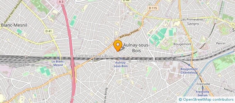 localisation de l'entreprise COPR 20 RUE FERNAND HERBAUT 93600 AULNAY SOUS BOIS à AULNAY-SOUS-BOIS