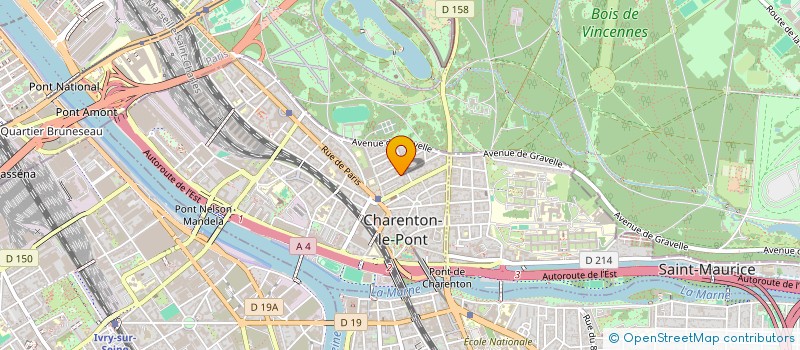 localisation de l'entreprise COPR 20 RUE GENERAL LECLERC 94 CHARENTON LE PONT à CHARENTON-LE-PONT