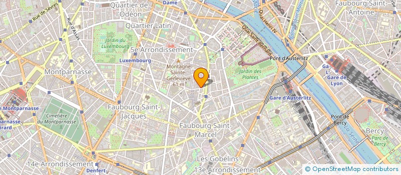 localisation de l'entreprise COPR 20 RUE PESTALOZZI 75005 PARIS  PARIS