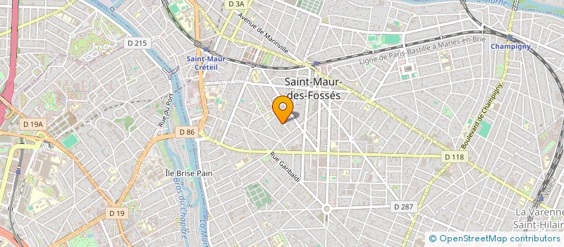 localisation de l'entreprise COPR 20 RUE ROUGET DE L ISLE à SAINT-MAUR-DES-FOSSES