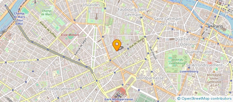 localisation de l'entreprise COPR 20 RUE ROUSSELET 75007 PARIS  PARIS
