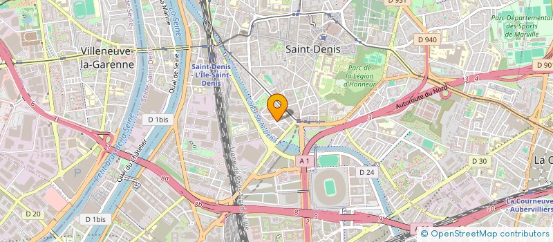 localisation de l'entreprise COPR 20 RUE SAMSON 93 SAINT DENIS  SAINT-DENIS