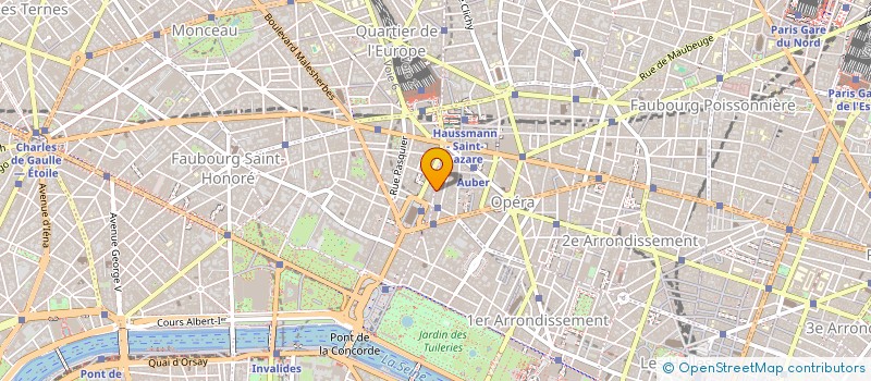 localisation de l'entreprise COPR 20 RUE VIGNON 75009 PARIS  PARIS